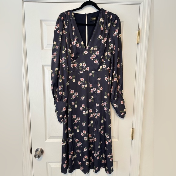 ALEXIA ADMOR Elysa Bishop Sleeve Fit & Flare Midi Dress Size 6 - Picture 2 of 11